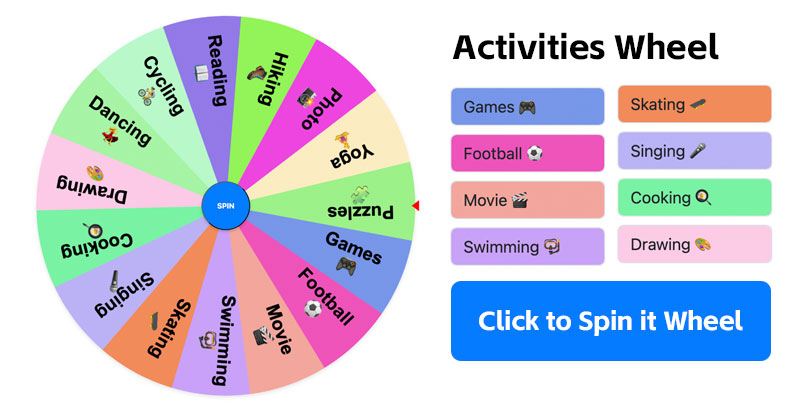 Activities Wheel