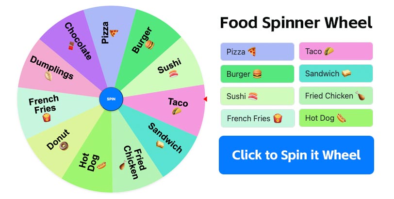 Food Spinner Wheel