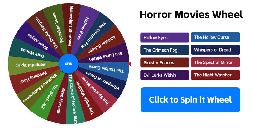 Horror Movies Wheel